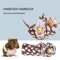 thumbnail image 4 of Warm Hamster Tunnel Bed with Hanging Design Pet Bed Cage Accessories - Ideal for Chipmunks, Ferrets, and Rats, 4 of 8