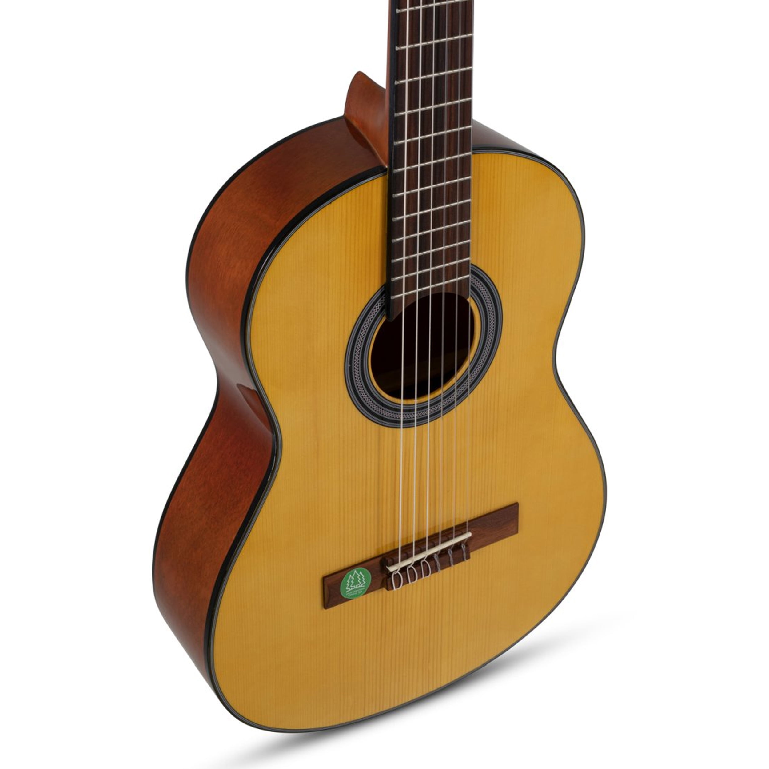 GEWA Student 7/8-Size Solid Top Classical Guitar  Natural Spruce