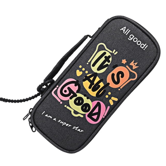 Estuche para lápices de gran capacidad - Estuche grande para lápices estético para adultos con fácil agarre - Estuche para lápices
