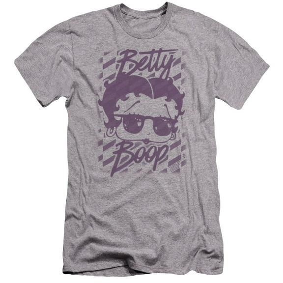 Betty Boop - Summer Shades - Premium Slim Fit Short Sleeve Shirt - X-Large