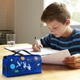 thumbnail image 6 of UttpKLBx Large Pencil Case Pouch Clear Pencil Case Canvas Pencil Case Standing Pencil Pouch, Pencil Pouch Zipper (B), 6 of 8