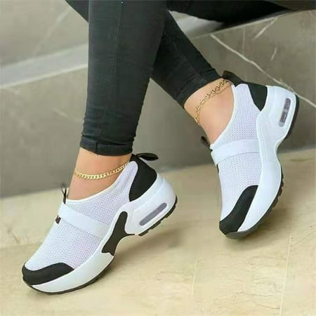 

Fjofpr Shoes Women s Color Matching Fashion Casual Set Of Seet Sports Breathable Mesh Shoes Hot