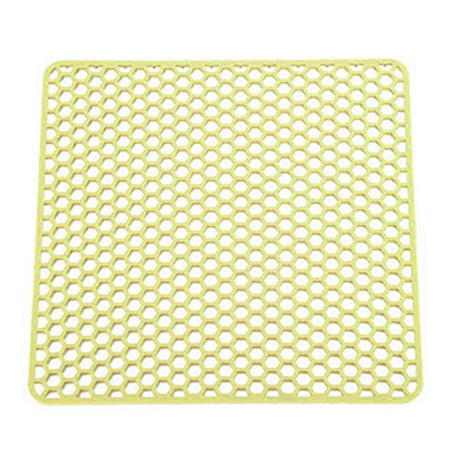 

More Thicken Multi-use Drain Mat Silicone Stretchy Honeycombed Bowl Holding Mat for Home