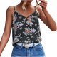 thumbnail image 1 of Moda mujer verano Casual cuello en V estampado bohemio sin mangas Tops Sling chaleco Pompotops lopia998640, 1 of 9