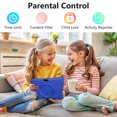 thumbnail image 4 of Nobklen Kids Tablet 10 Inch 64GB Android 14 Tablet for Kids Ages 3-12 with WiFi, Google Kids Space Parental Control APP Children Tablets with Case Blue, 4 of 7