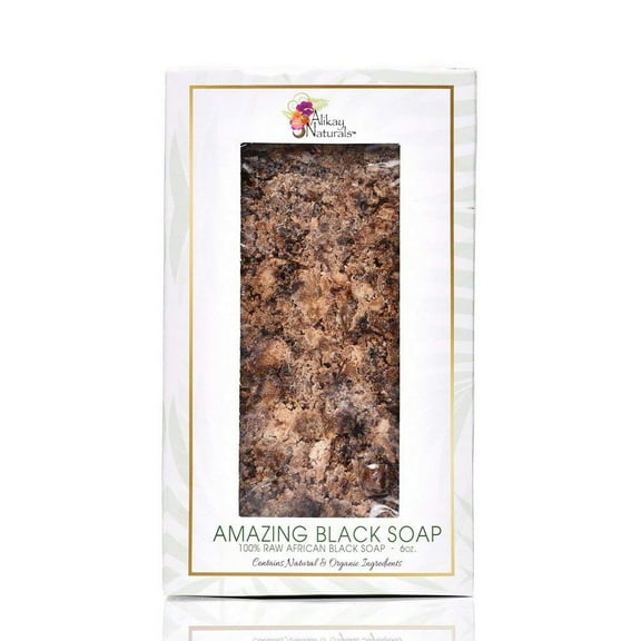 Alikay Naturals Amazing Black Soap, 6 Oz
