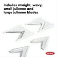 thumbnail image 4 of OXO SoftWorks Stainless Steel V-Blade Mandoline, 4 of 9