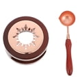 thumbnail image 1 of MasteelfCA 2pcs Practical Sealing Stamp Wax Furnace Portable DIY Melting Stove with Spoon, 1 of 7