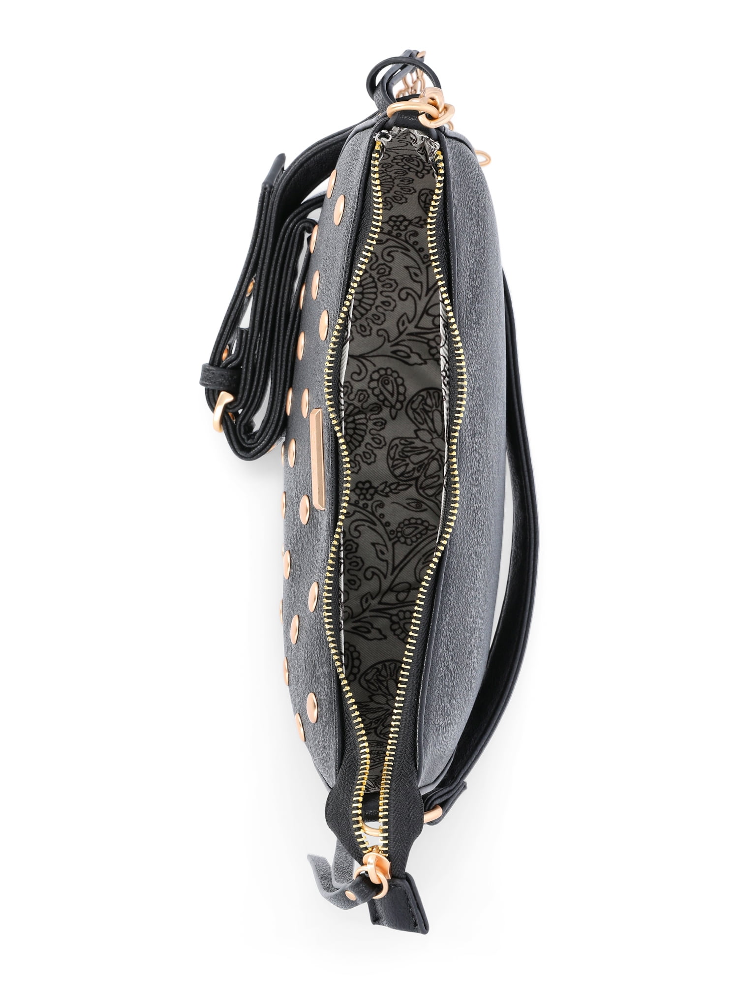 Jessica Simpson Women's Blanche Studded Crossbody Handbag, Meteorite