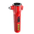 thumbnail image 2 of Suncoda Handheld Lamp, Multifunctional Window Breaker Hammer Flashlight Outdoor Emergency Lighting Portable Rechargeable Light, 2 of 7