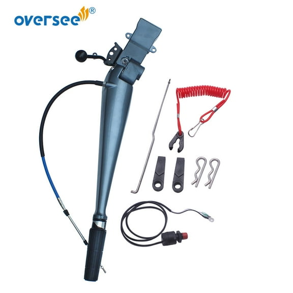 Oversee 692-W0084 Steering Tiller Handle Assembly For Yamaha Outboard Motor 2T Parsun 85HP 2T 688 85AET 692-W0084-11-4D