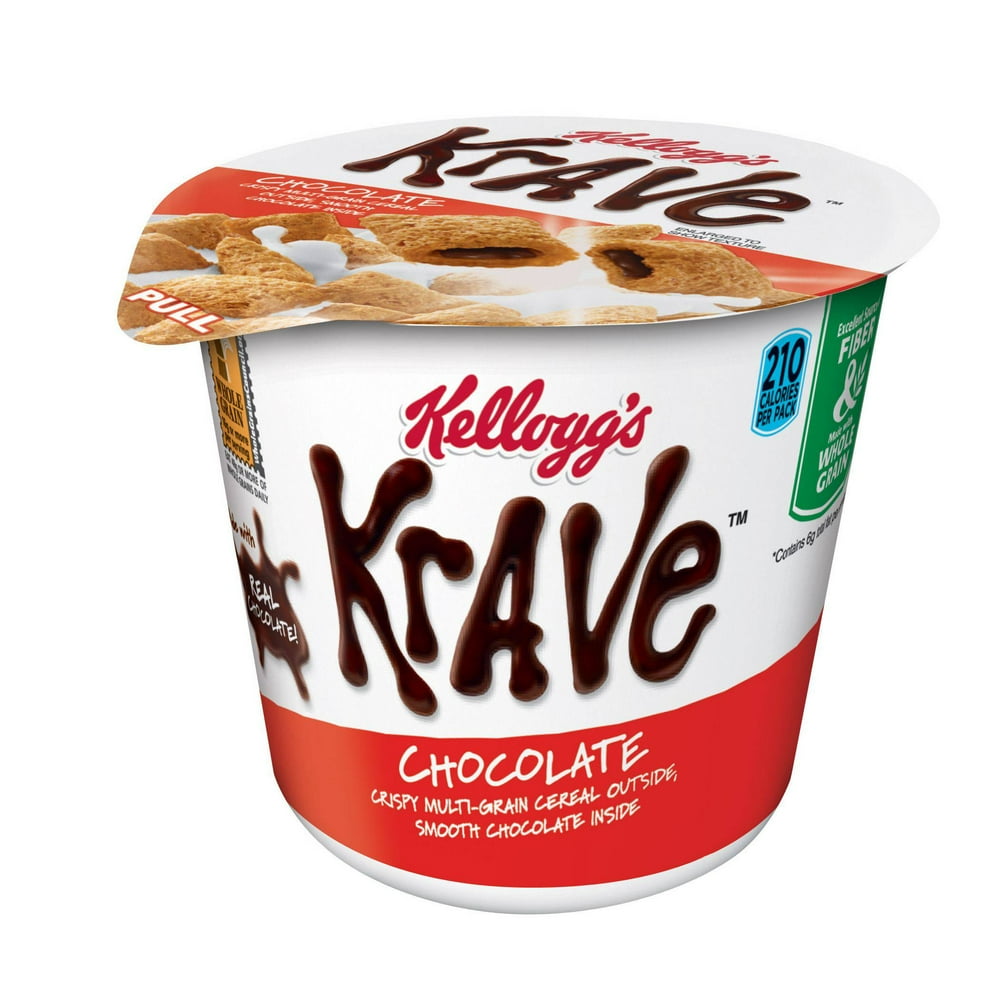 Krave Cereal In A Cup, 1.87 Ounce 60 per case.