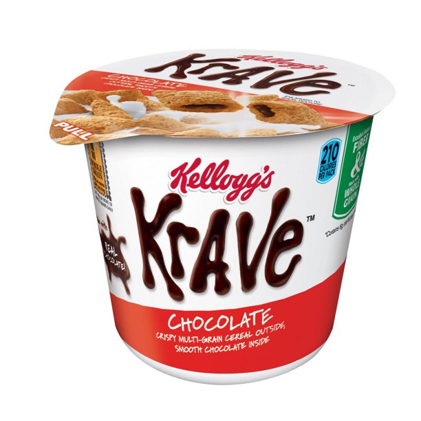 Krave Cereal In A Cup, 1.87 Ounce 60 per case.