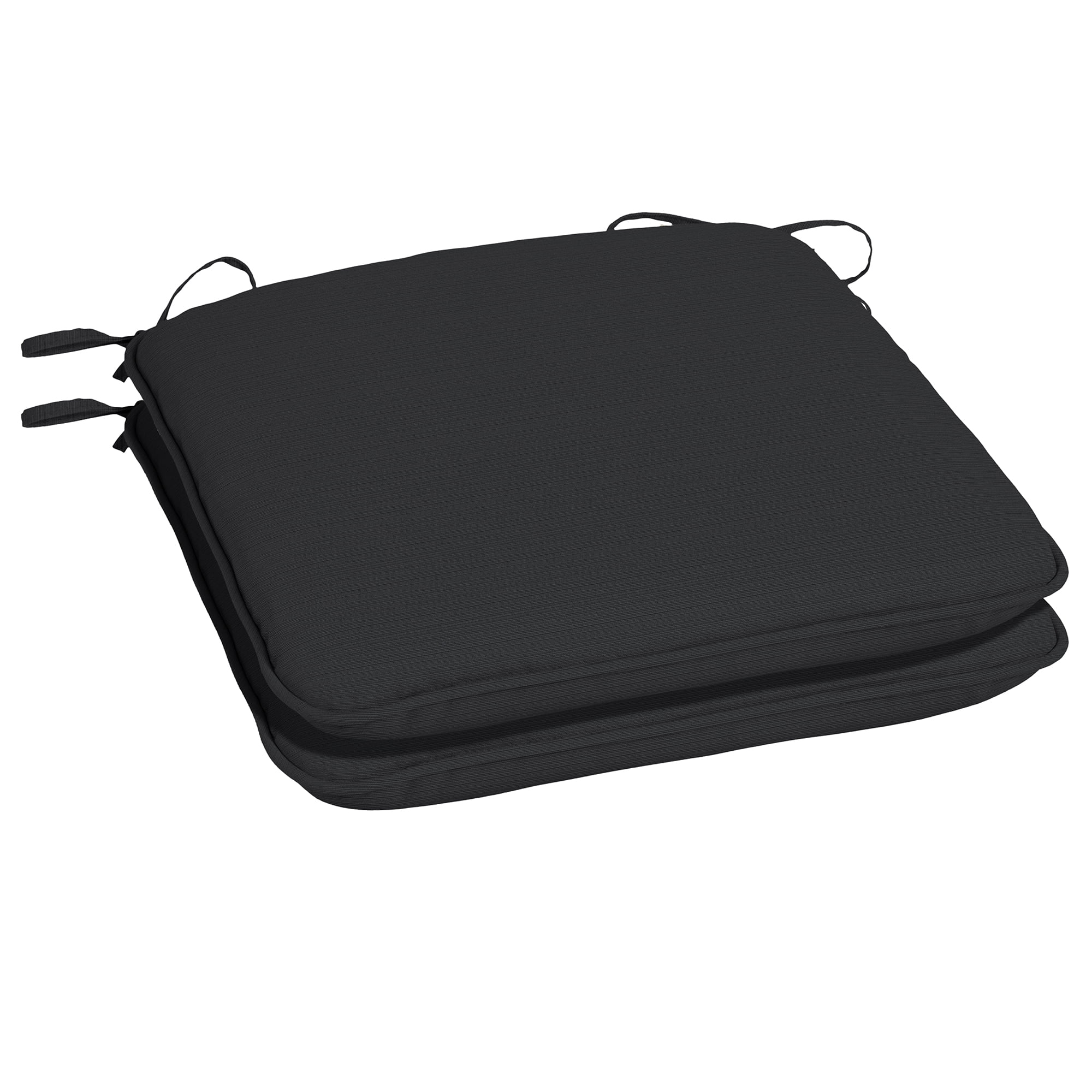 Better Homes & Gardens Black 18 x 19 In. Outdoor Universal Seat Pad