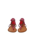 thumbnail image 2 of Jessica Simpson KONNIE Crystal Lux Magenta Pink Metalic Thong Womens Sandals (Magenta Pink, 5.5), 2 of 4