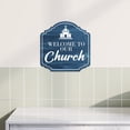 thumbnail image 3 of Heritage Plus Welcome to Our Church Wall or Door Sign | Religious Greeting Sign - Medium, 3 of 8