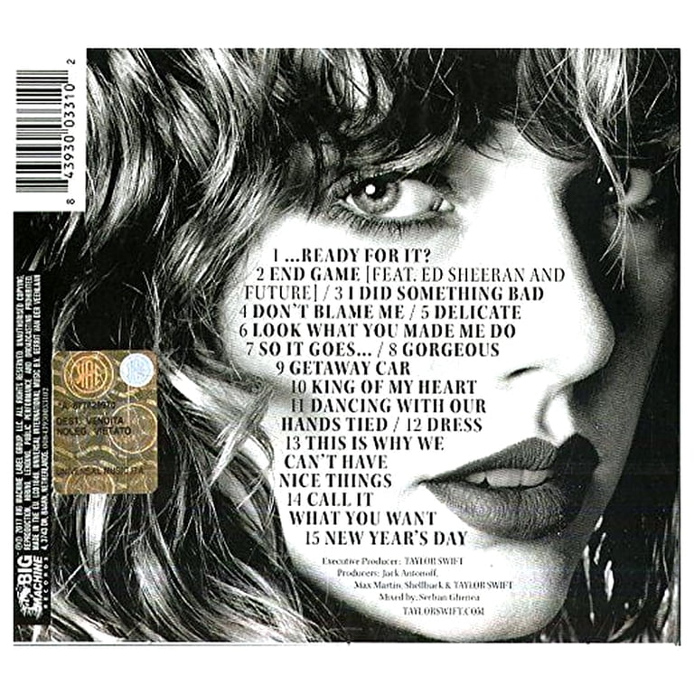 Taylor Swift - Reputation LP Album - Limited Double Picture Disc