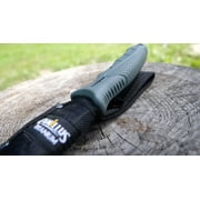 Camillus 9.5 Camp Knife, Titanium Bonded 4.75 Fixed Blade, Camping/Hunting, Gray Handle