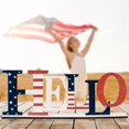 thumbnail image 4 of Wooden Letters Decoration Ornament Desktop Wooden Freestanding Alphabets Word Art Decoration for Living Room Bedroom Art, 4 of 4