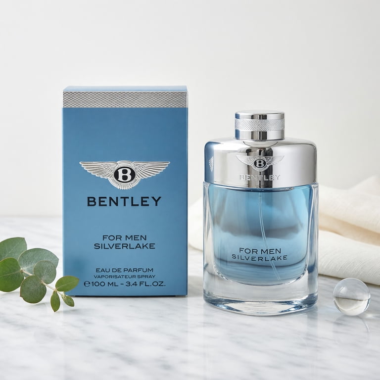 Bentley's Silverlake Eau De Parfum, Aromatic Spicy Fragrance, 3.4