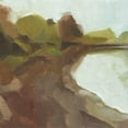 thumbnail image 3 of Green, Jacob 12x12 Black Modern Framed Museum Art Print Titled - Low Country Landscape IV, 3 of 5