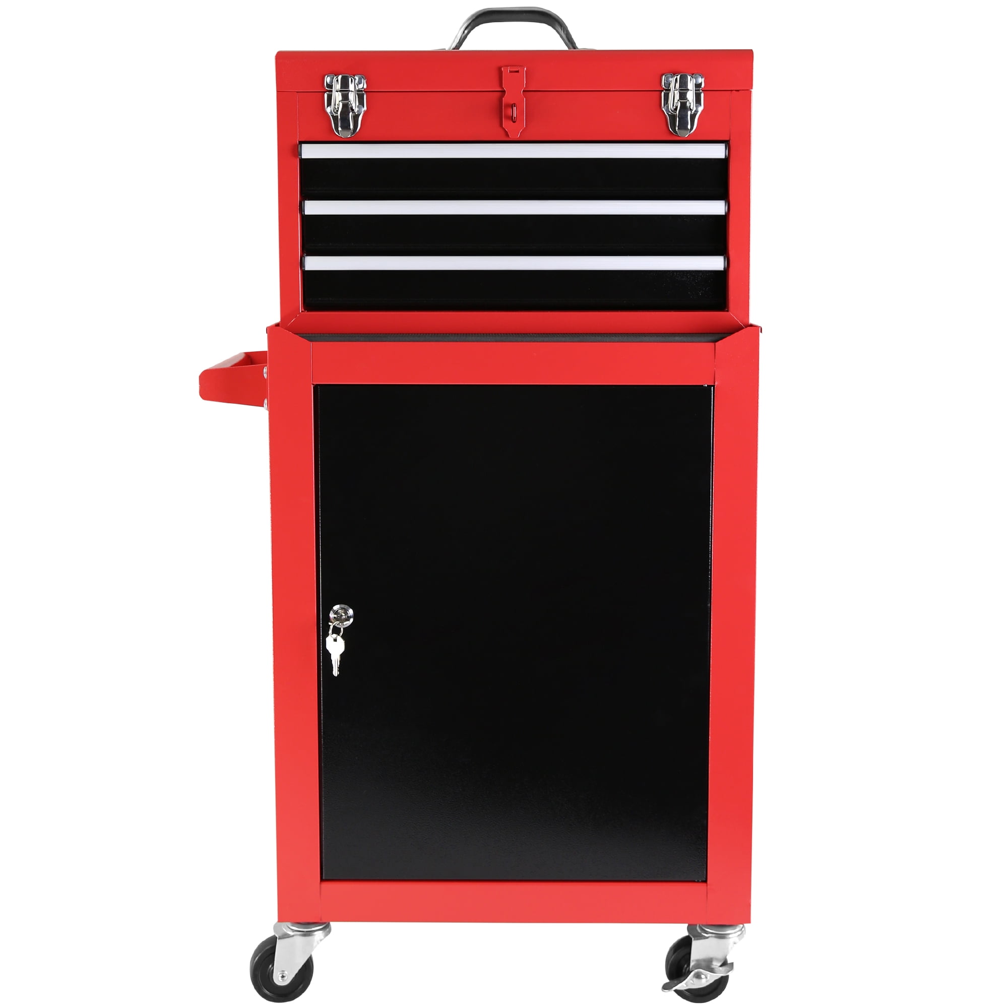 3-Drawer Rolling Tool Chest with Wheels, Tool Chest with Large Storage Cabinet