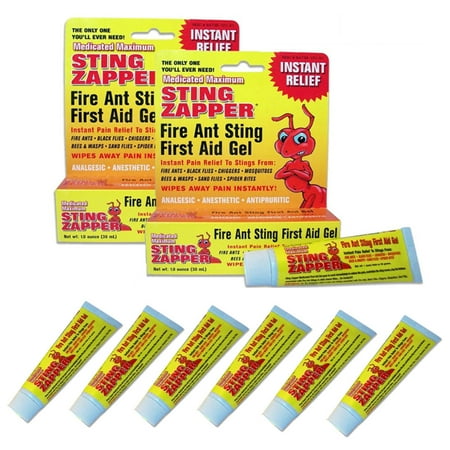 6 Fire Ant Bite Treatment Sting Zapper Gel Cream Bee Bed Bugs Mosquito First (Best Treatment For Bee Sting Itching)