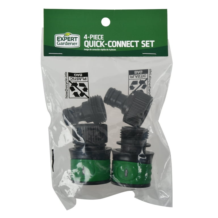 Set De 4 Embouts En Plastique Noir Pour Fontaines De Jardin - Accessoires Robustes Et Esthétiques