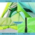 thumbnail image 4 of Pop up Beach Tent Portable Instant Anti UV Sun Shelter Tent Cabana Beach Shade, 4 of 8