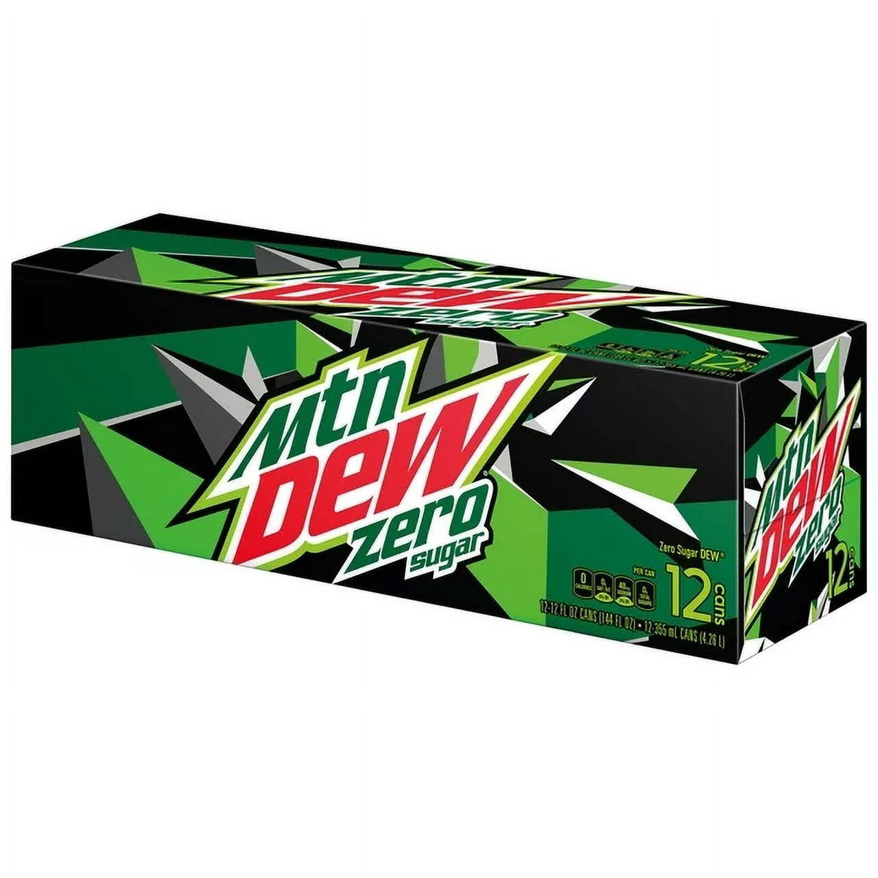 Mountain Dew Zero Sugar, 12 Oz Can