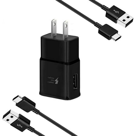for Lenovo Phab 2 Pro Charger! Adaptive Fast Charger Kit [1 Wall Charger + 2 Type-C Cables] True Digital Adaptive Fast Charging uses dual voltages for up to 50% faster charging!