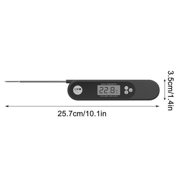 Meat Thermometer Digital,Multi Functional Digital Thermometers Barbecue Large Screen Folding Electronic Water Temperature Gauge,Food Thermometer Digital,Water Temperature Thermometer