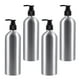 thumbnail image 3 of GOOHOCHY 4pcs botellas de líquido champú dispensadores espirales botellas de aluminio con cabeza de bomba, 3 of 7