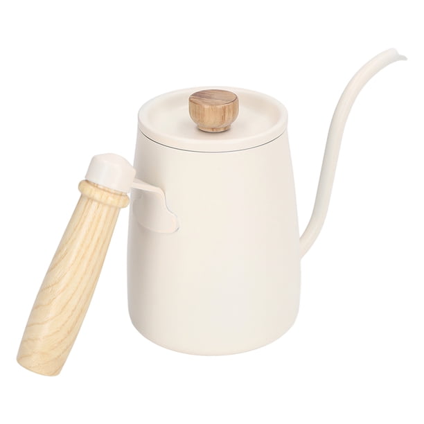 Pour Over Coffee Kettle, Thermometer Reserve Port Goose Neck Coffee Pot Even Extraction For Office