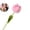 Pink, variant on VQPeo Artificial Flowers, Knitting Crochet Flower Bouquet, Tulip Knitted Flowers Decoration, Tulip Flower Knitted Fake Tulip for Home Decor