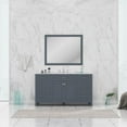 thumbnail image 3 of Alya Bath Norwalk 60" Wood Single Vanity with Carrera Marble Top in Gray, 3 of 6
