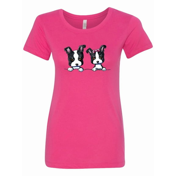 Inktastic Boston Terriers (dark Apparel) Women's T-Shirt