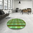 thumbnail image 3 of Ahgly Company Indoor Rectangle Patterned Nebula Green Area Rugs, 5' x 7', 3 of 6