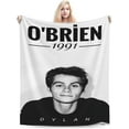 thumbnail image 2 of Dylan O''Brien Blanket Anti-pilling Throw Blanket Plush Blanket Lightweight & Ultra-soft, Warm & Comfy Flannel Fleece Blanket for Couch, Bed, Sofa, 50x60, 2 of 6