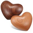 thumbnail image 1 of 2 adornos de corazón de madera, corazón de madera de mano, regalo especial para él/ella, 1 of 8