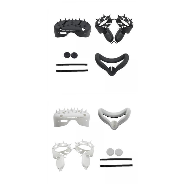 de 2 Protectores de Cubierta de Agarre de Controlador Táctil Suave para Accesorios Quest 2