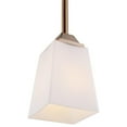 thumbnail image 2 of Woodbridge Lighting Berkley 1 Light Steel/Glass Mini Pendant in Brushed Brass, 2 of 4