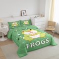 thumbnail image 3 of Erosebridal Frog Comforter Sets Full Size, Cake Dessert Comforters & Duvets, Kawaii Cartoon Decor, Reversible 3pcs, 3 of 7