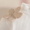 thumbnail image 7 of HCNTES Baby Girl Clothes Winter Toddler Baby Girl Outfits Long Sleeved Round Neckline Cute Applique Long Sleeved Top Fabric Applique Shorts Set 2PCS, 7 of 7