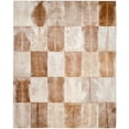 thumbnail image 2 of SAFAVIEH Studio Leather Shavonne Geometric Area Rug, Beige/Brown, 8' x 10', 2 of 6