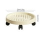 thumbnail image 3 of Bandeja móvil para macetas con ruedas | Base de plástico grueso | Platillo impermeable para uso en interiores y exteriores | Beige, blanco y gris, 3 of 6