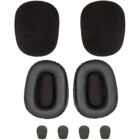 BlueParrot B450-XT Cushion Kit - Includes Foam and Leatherette Replacement Ear Cushions, Four Foam Windscreens (for B450-XT only - 1st Gen Prior to May 2020) VXI-204019-B