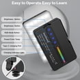 thumbnail image 5 of Zealsound RGB Selfie Light, 138 LEDs, 360° Full Color Video Light, 2700–6500K Dimmable, 20 Effects, 1800mAh Rechargeable for Phone, iPhone, Camera, Computer, Webcam, Gaming, Makeup, Vlogging, TikTok, 5 of 9