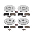 thumbnail image 3 of PowerStop Front and Rear Z23 Evolution Sport Carbon-Fiber Ceramic Brake Pad and Drilled & Slotted Rotor Kit Fits: CHEVROLET Select Models K7291, 3 of 10