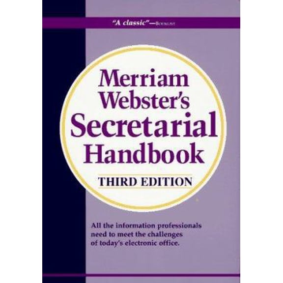 Pre-Owned Merriam-Webster's Secretarial Handbook (Third Edition) (Hardcover) 0877792364 9780877792369